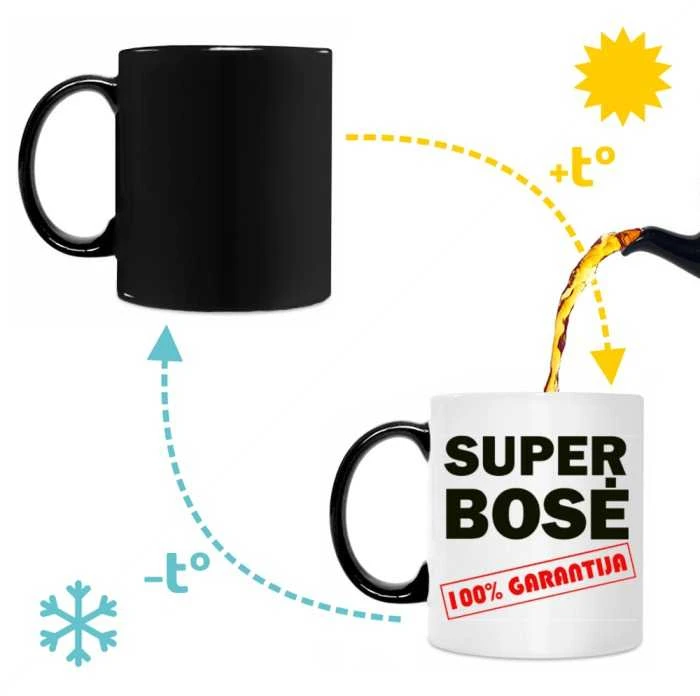 Puodelis "Super bosė"