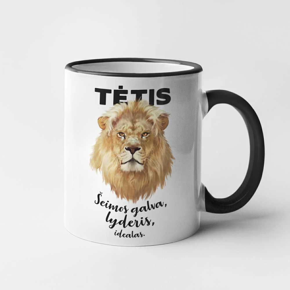 Puodelis "Tėtis - šeimos galva"