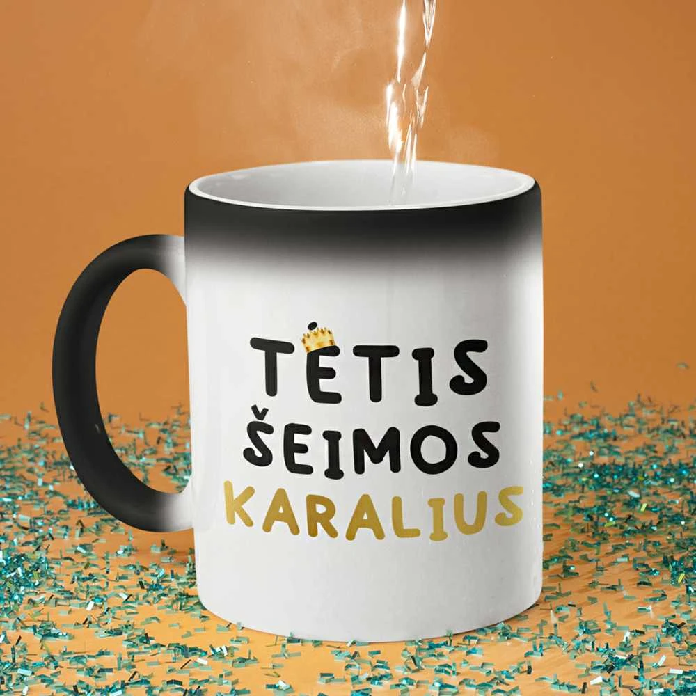 Puodelis "Tėtis šeimos karalius"