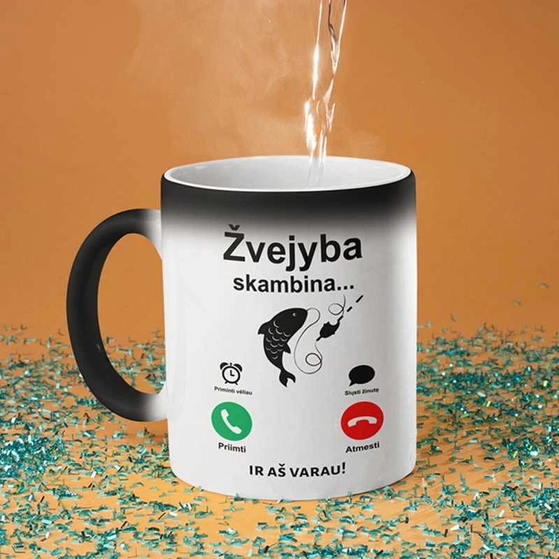 Puodelis "Žvejyba skambina"