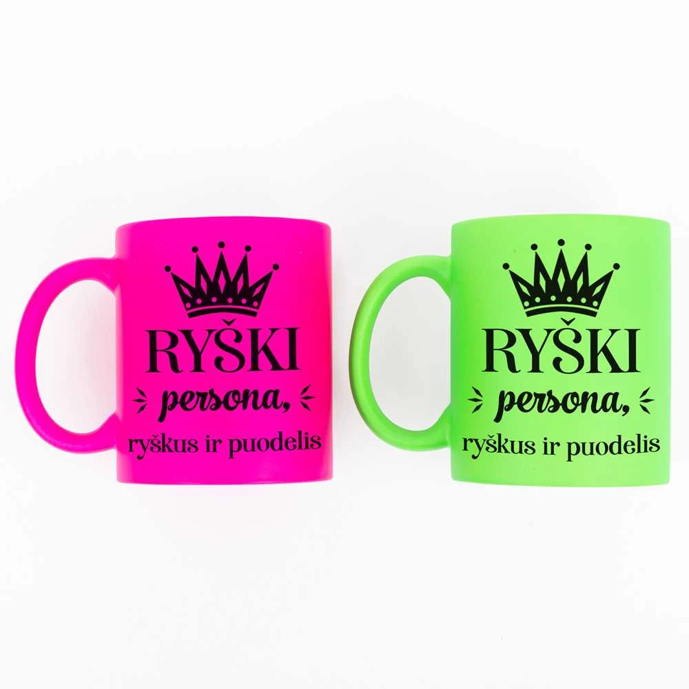 Puodelių rinkinys "Ryški persona"