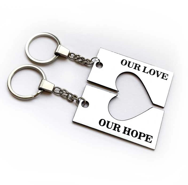 Raktų pakabukų komplektas "Our love, our hope"