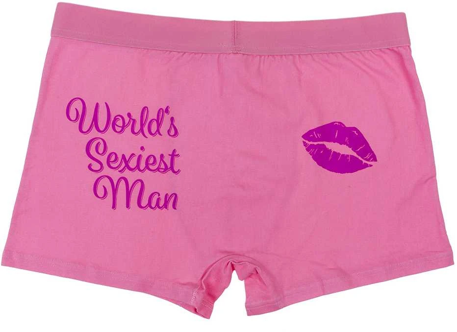 Rožiniai vyriški apatiniai "World's Sexiest Man"