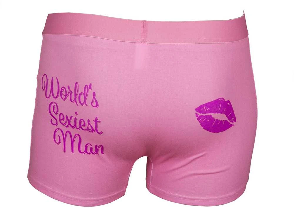 Rožiniai vyriški apatiniai "World's Sexiest Man"