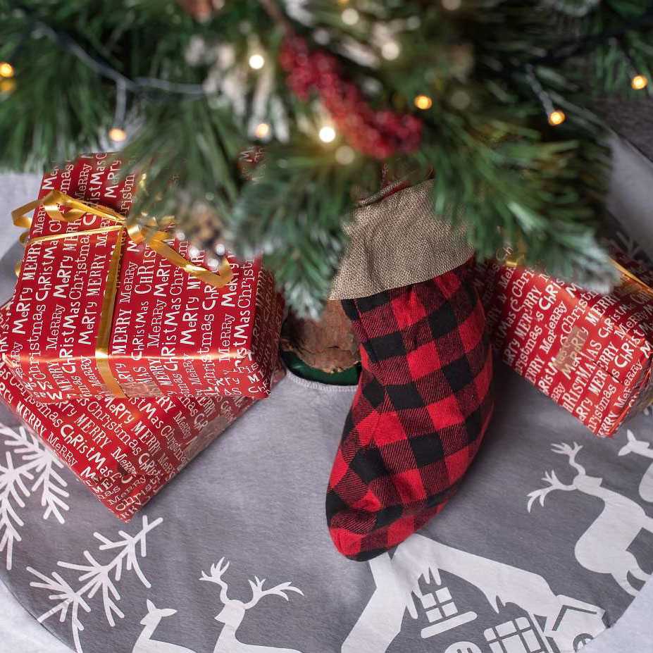 GoDan Sidabrinis paklotas po eglute "XMas"