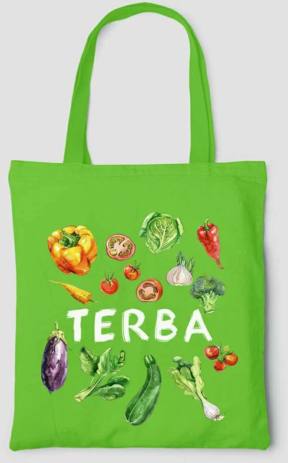 Spalvotas medžiaginis maišelis "Terba"