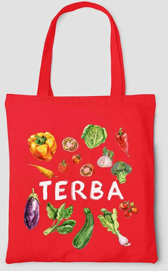 Spalvotas medžiaginis maišelis "Terba"