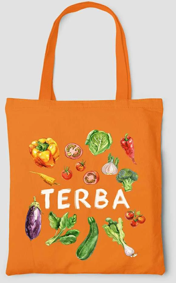 Spalvotas medžiaginis maišelis "Terba"