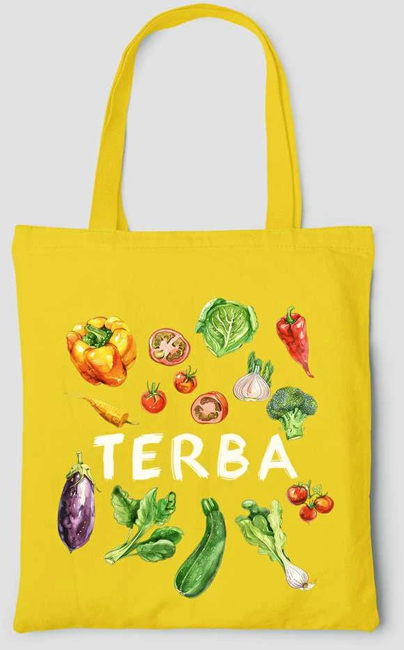 Spalvotas medžiaginis maišelis "Terba"