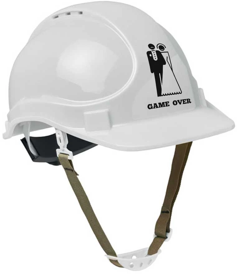Statybinis šalmas "GAME OVER"