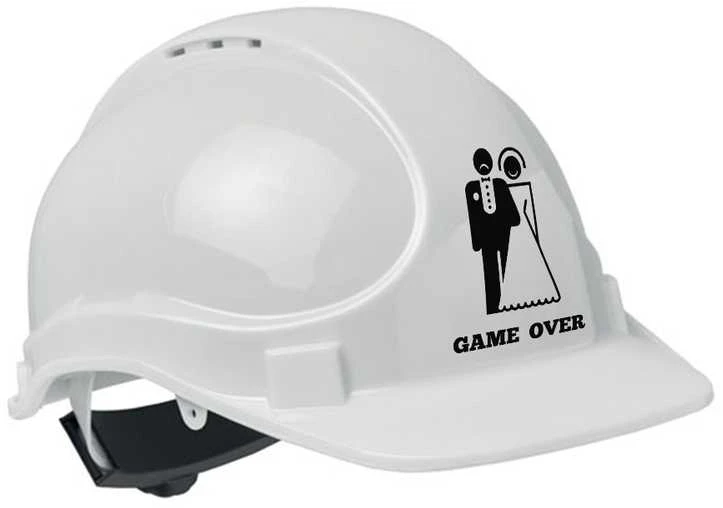 Statybinis šalmas "GAME OVER"