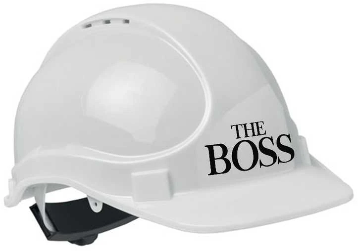 Statybinis šalmas "The boss"