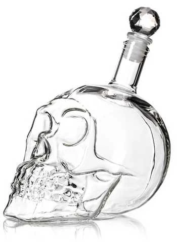 Upominkarnia Stiklinė gėrimų kaukolė (650ml)