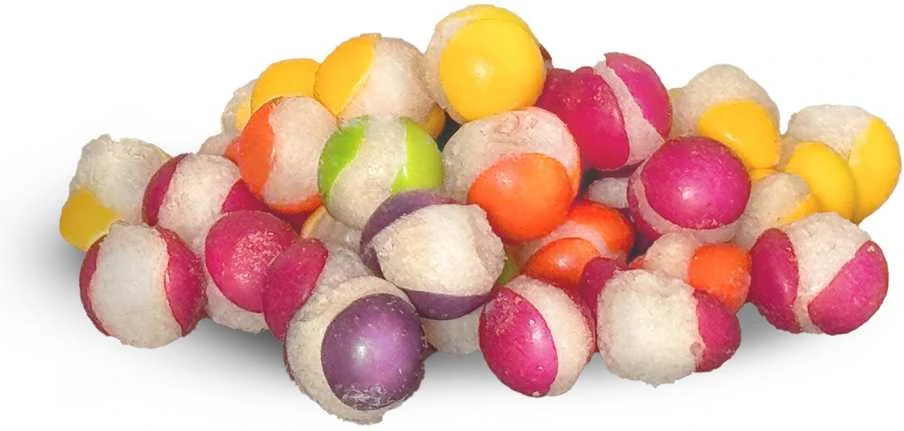 Supergarden STAR CANDIES šaltyje džiovinti saldainiai "Rainbows", 120g