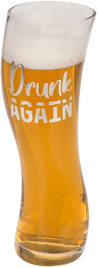 Svyruojantis bokalas "Drunk again" (569ml)