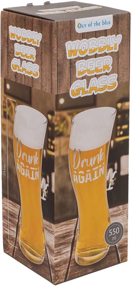 Svyruojantis bokalas "Drunk again" (569ml)