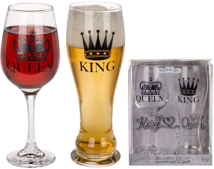 Ostatní Taurių komplektas "King & Queen"