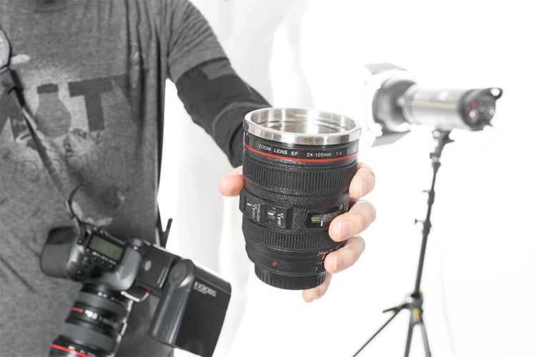 Termopuodelis - fotoaparato objektyvas (375ml)