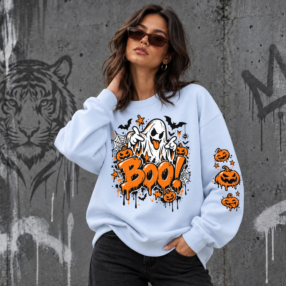 Unisex pastelinis džemperis "Boo"