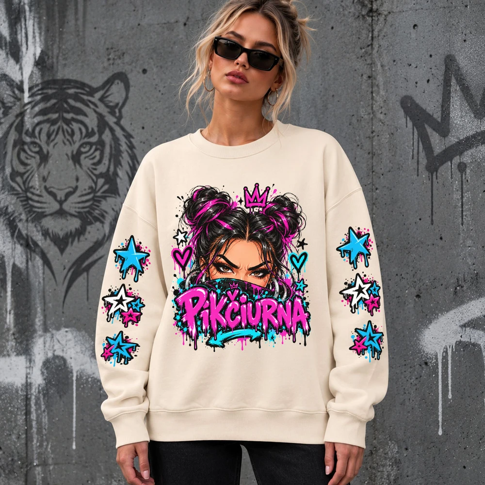 Unisex pastelinis džemperis "Pikčiurna"