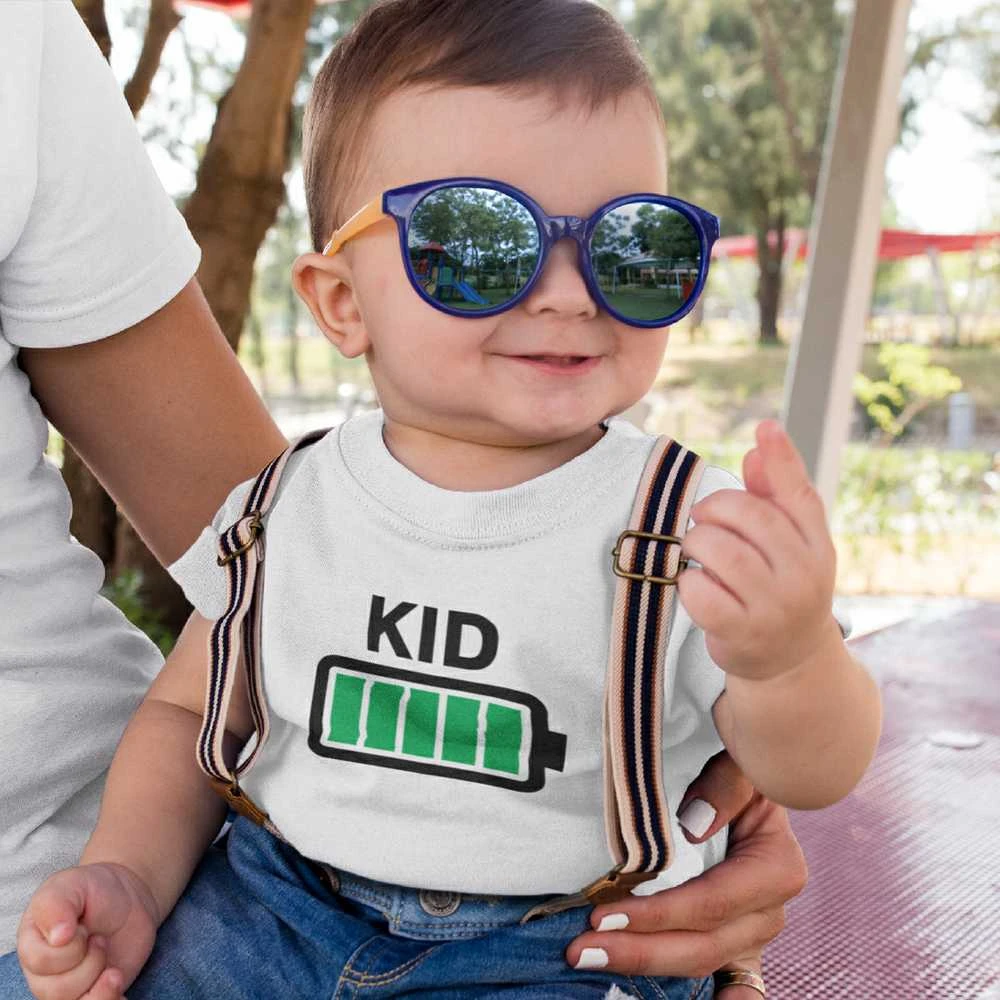 Vaikiški marškinėliai "Baterija - Kid"