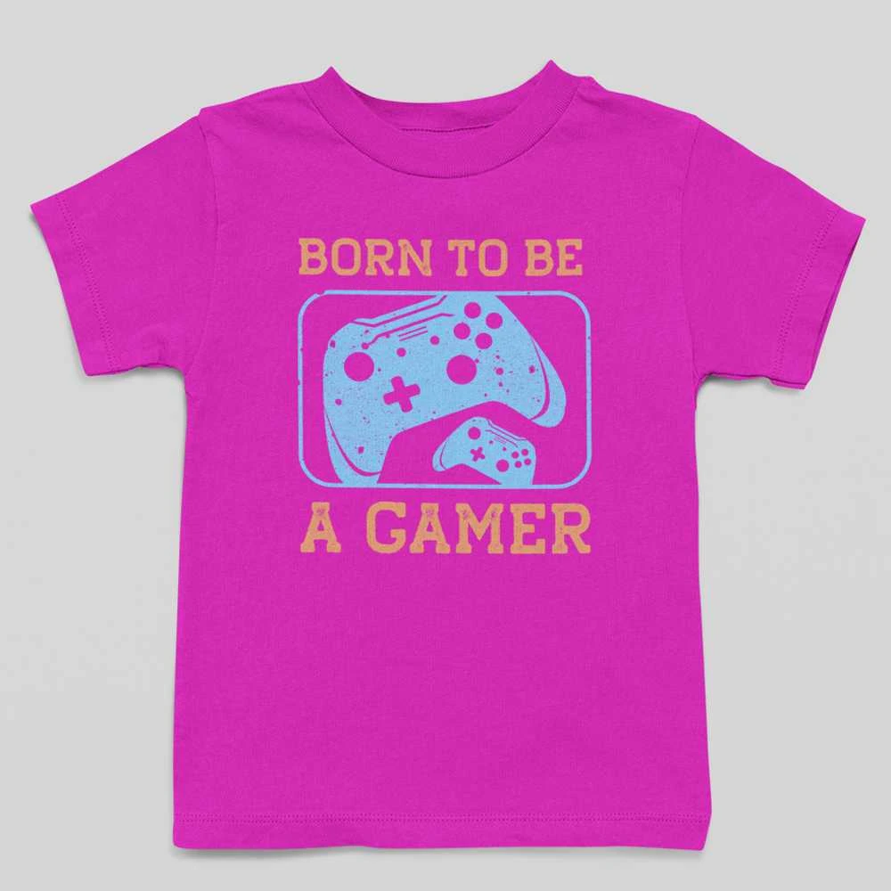 Vaikiški marškinėliai "Born to be a gamer"