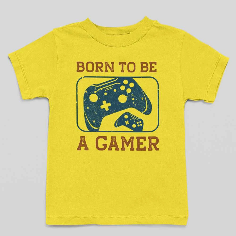 Vaikiški marškinėliai "Born to be a gamer"