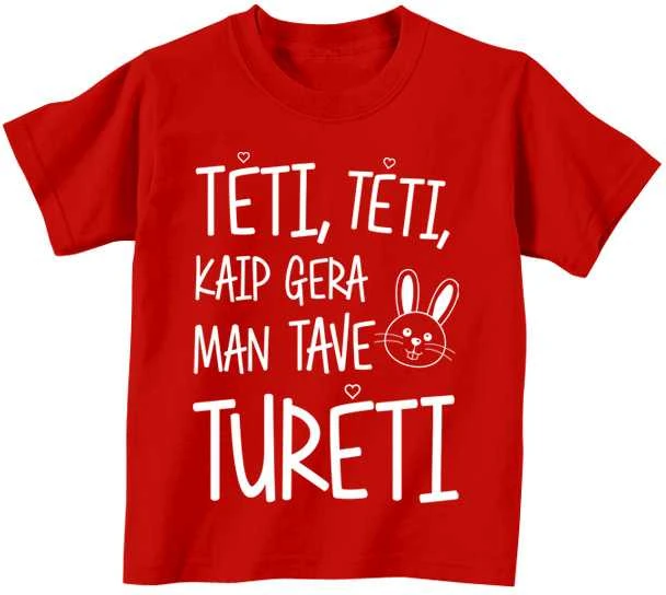 Vaikiški marškinėliai "Kaip gera"