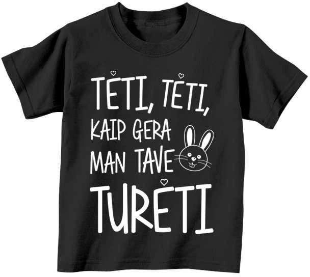 Vaikiški marškinėliai "Kaip gera"