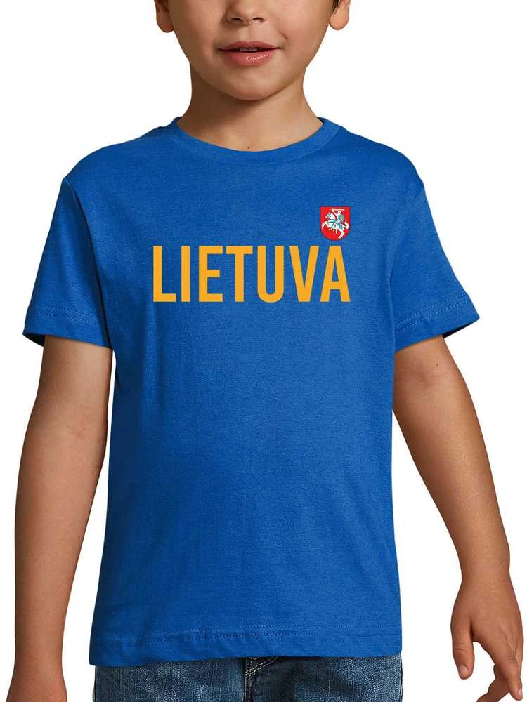 Vaikiški marškinėliai "Lietuva su herbu"
