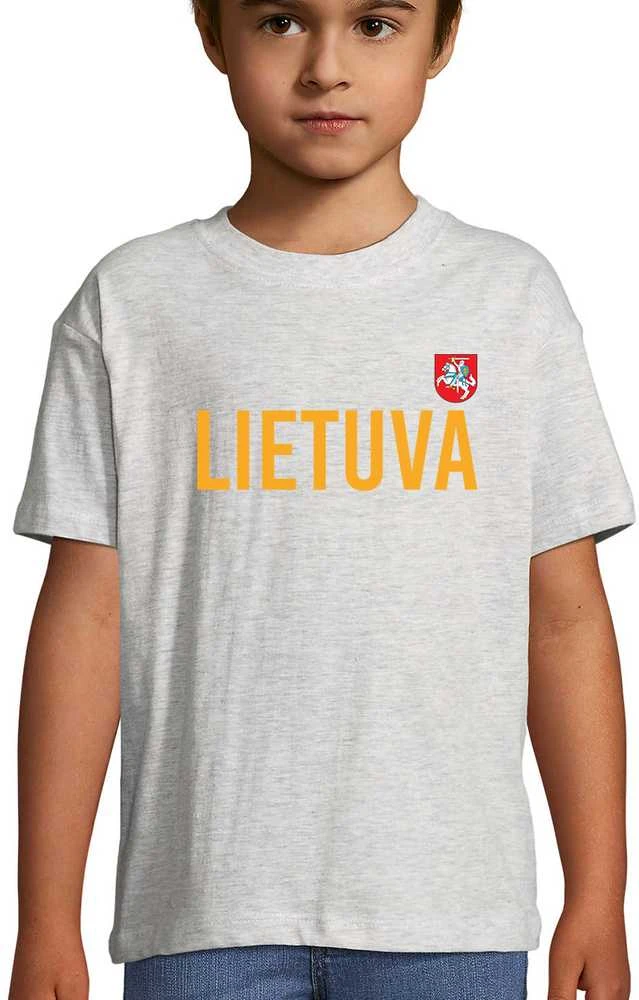 Vaikiški marškinėliai "Lietuva su herbu"