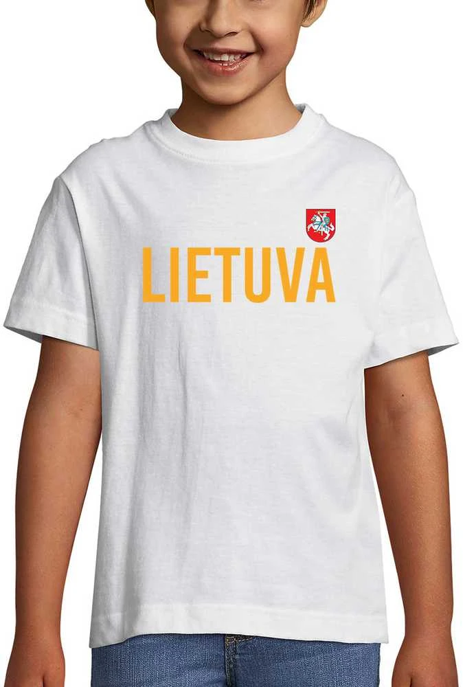 Vaikiški marškinėliai "Lietuva su herbu"