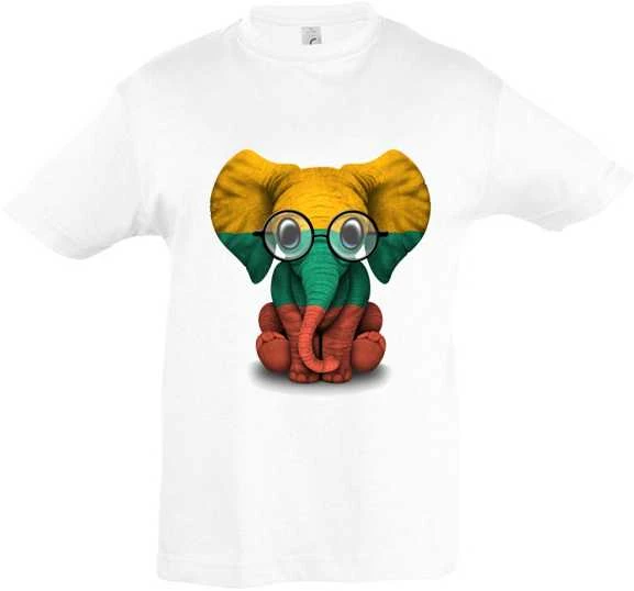 Vaikiški marškinėliai "Lithuanian baby elephant"
