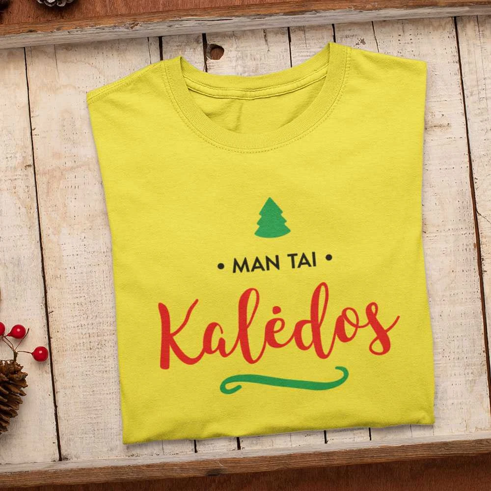 Vaikiški marškinėliai "Man tai Kalėdos"