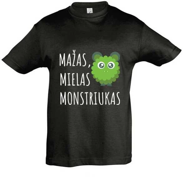 Vaikiški marškinėliai "Mažas mielas monstriukas"