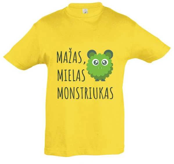 Vaikiški marškinėliai "Mažas mielas monstriukas"