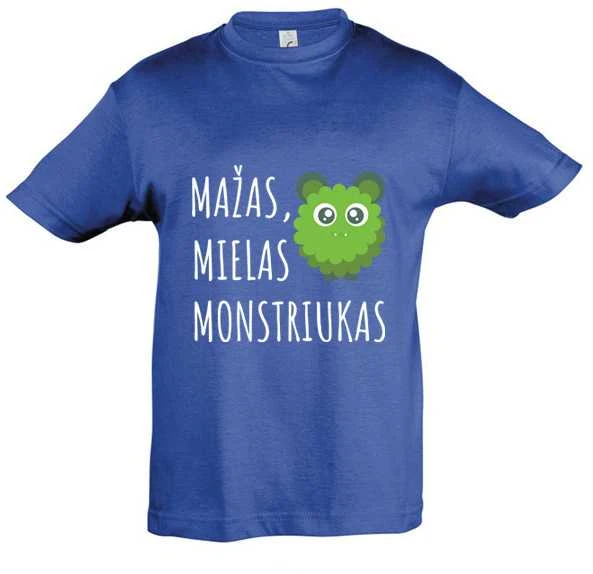 Vaikiški marškinėliai "Mažas mielas monstriukas"