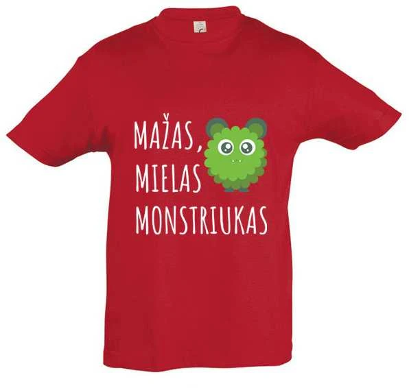 Vaikiški marškinėliai "Mažas mielas monstriukas"