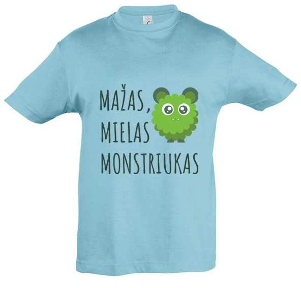 Vaikiški marškinėliai "Mažas mielas monstriukas"