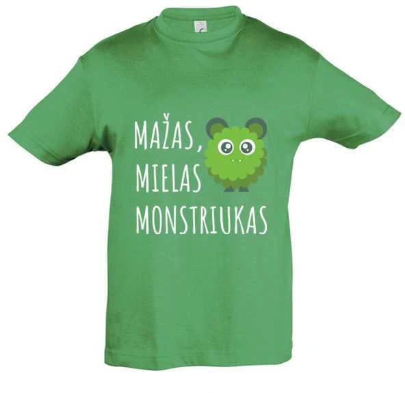 Vaikiški marškinėliai "Mažas mielas monstriukas"