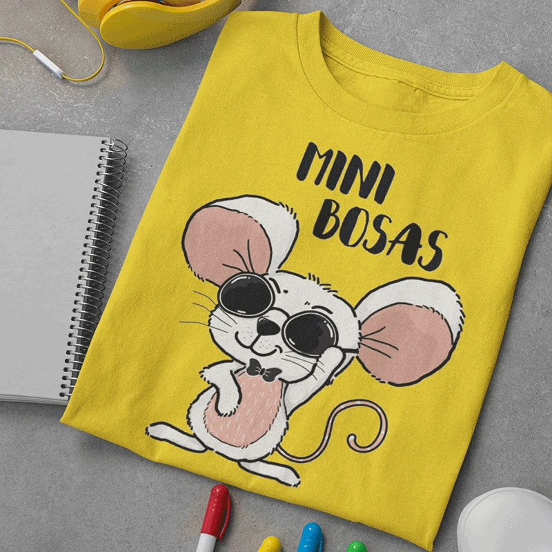 Vaikiški marškinėliai "Mini bosas"