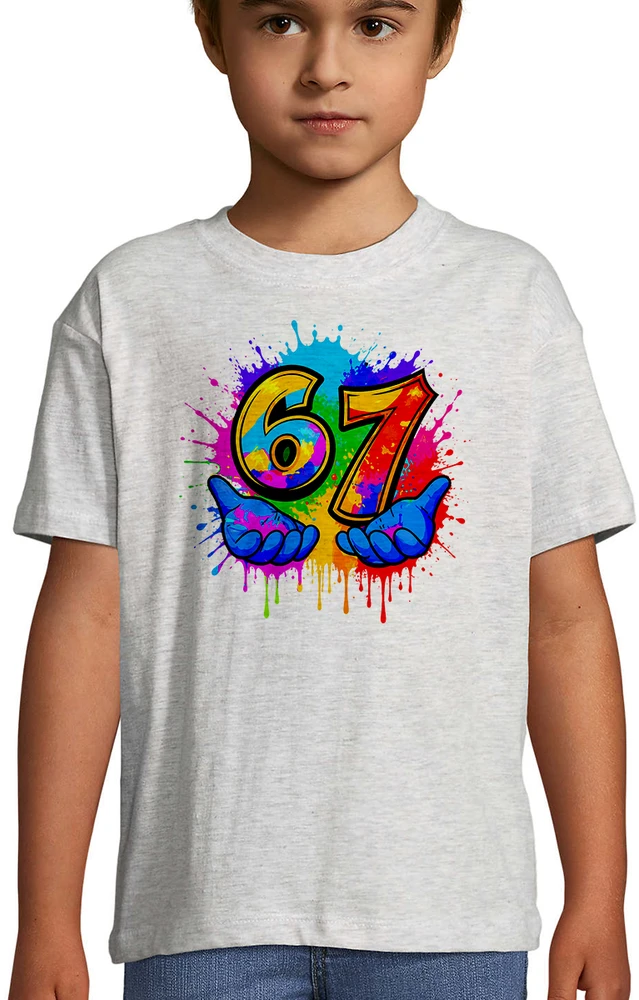 Vaikiški marškinėliai "Six seven"