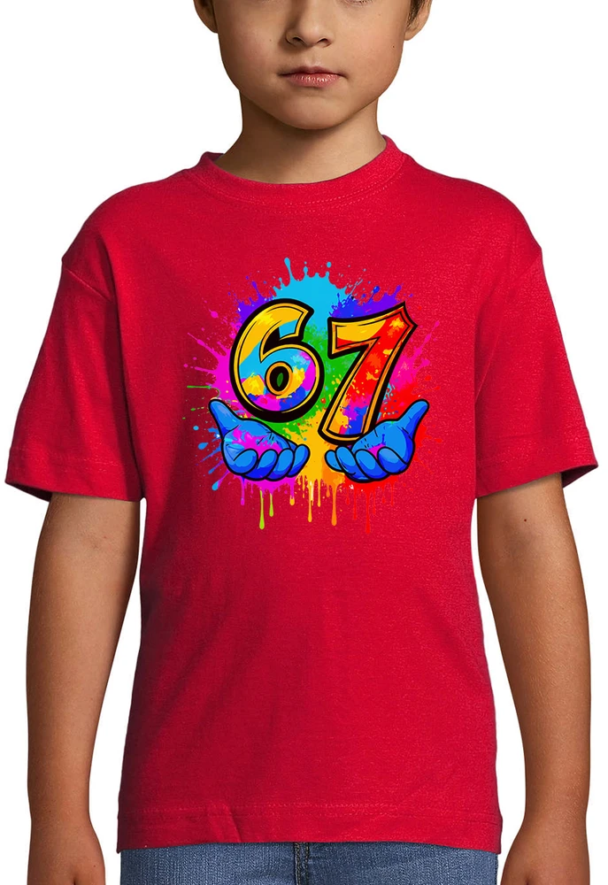 Vaikiški marškinėliai "Six seven"