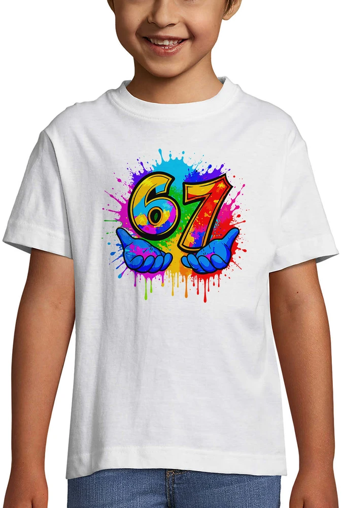 Vaikiški marškinėliai "Six seven"
