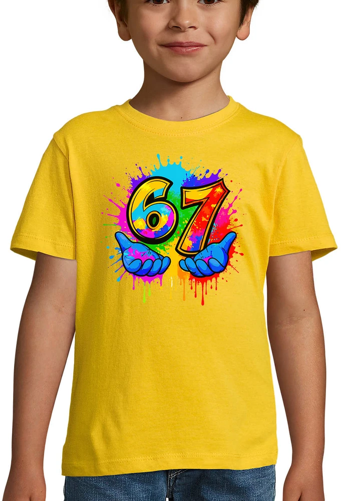 Vaikiški marškinėliai "Six seven"