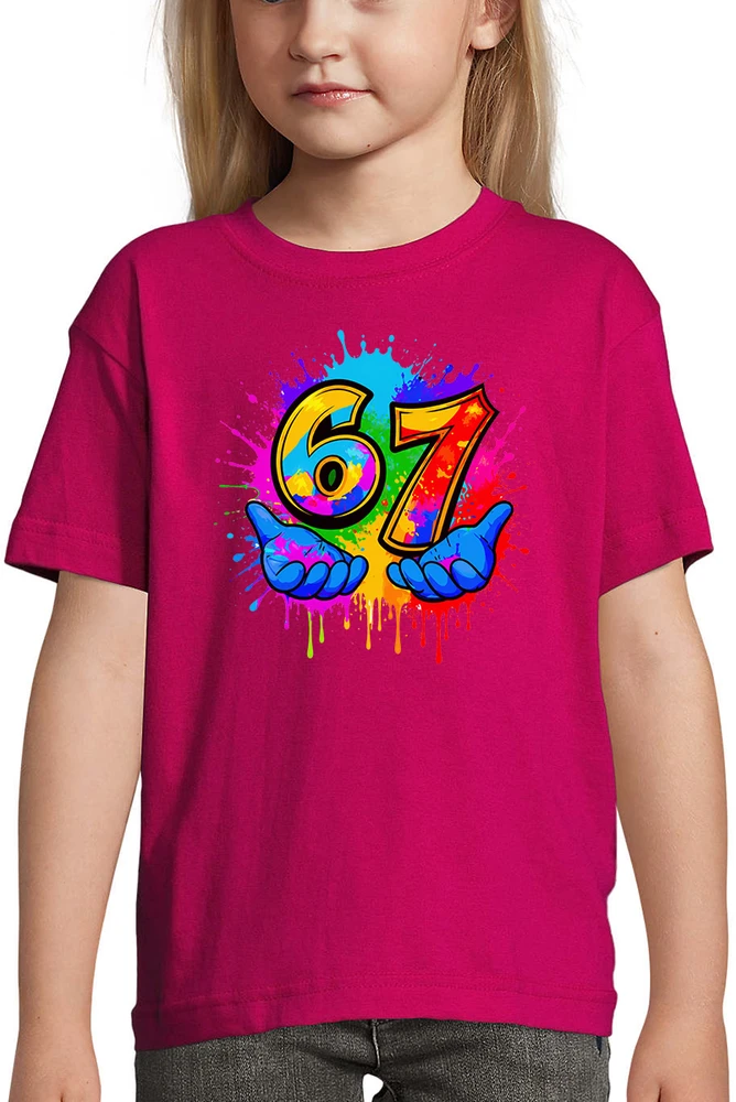Vaikiški marškinėliai "Six seven"