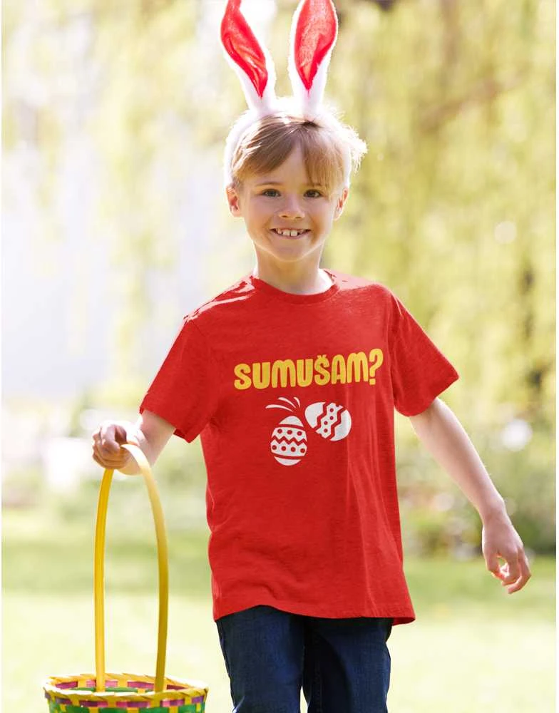 Vaikiški marškinėliai "Sumušam?"