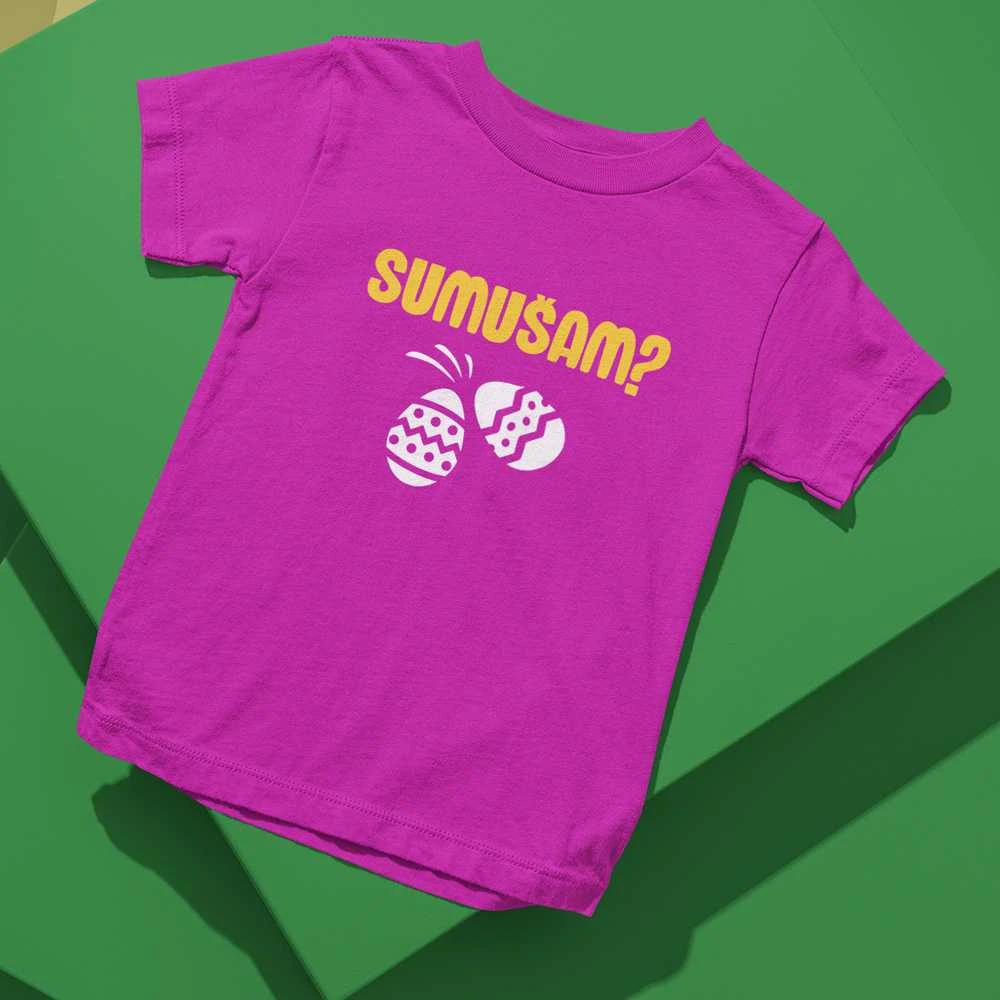 Vaikiški marškinėliai "Sumušam?"