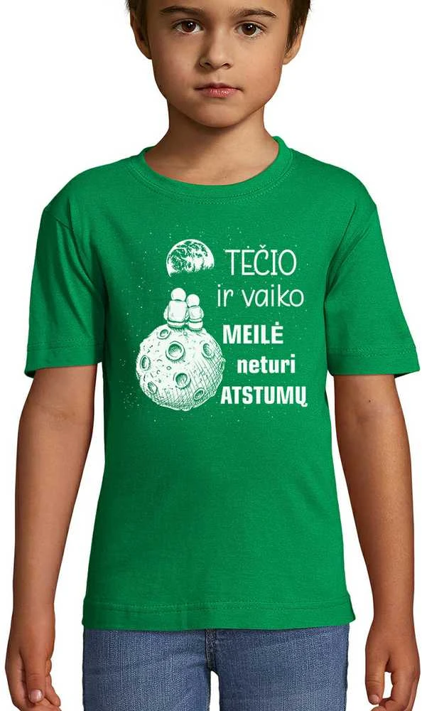 Vaikiški marškinėliai "Tėčio ir vaiko meilė"