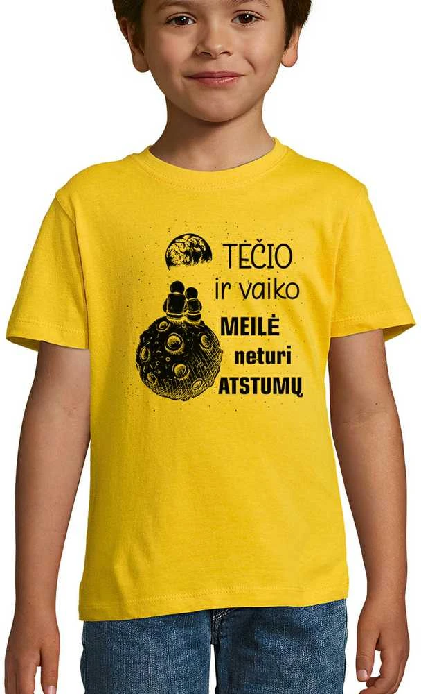 Vaikiški marškinėliai "Tėčio ir vaiko meilė"